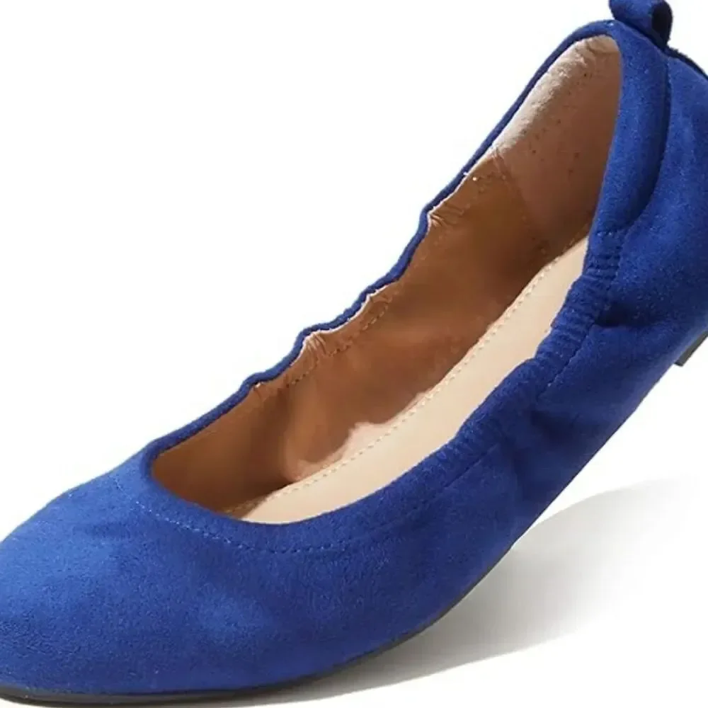 BRAND NEW HERSTYLE WOMEN'S BALLET FLATS SOFT ROUND TOE COMFORTABLE FLAT …